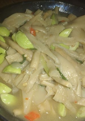 Foto resep Tumis jamur tiram pete