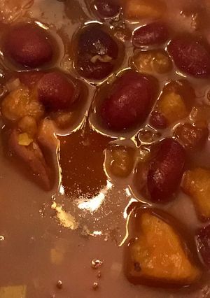 Una foto de Frijoles colombianos con Pata