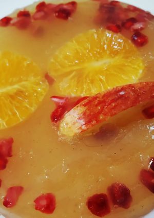 A picture of Fruity jelly cake.
