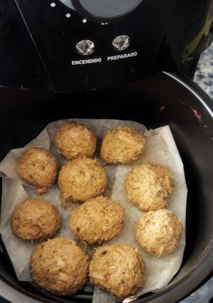Una foto de Albóndigas de conejo en salsa champiñón