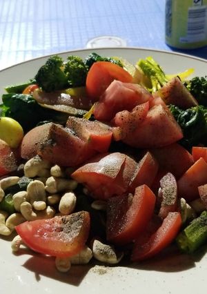A picture of Breakfast adds -Veggies.