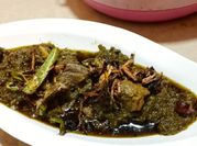 A picture of palak beef
