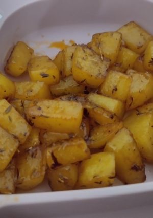 Foto resep Honey glazed fried potato
