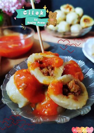 Foto resep Cilok Isi Daging Cincang Pedas
