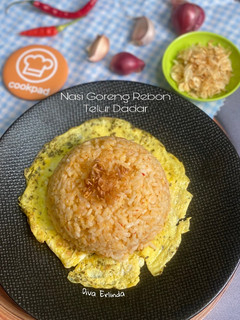 Foto resep Nasi Goreng Rebon Telur Dadar