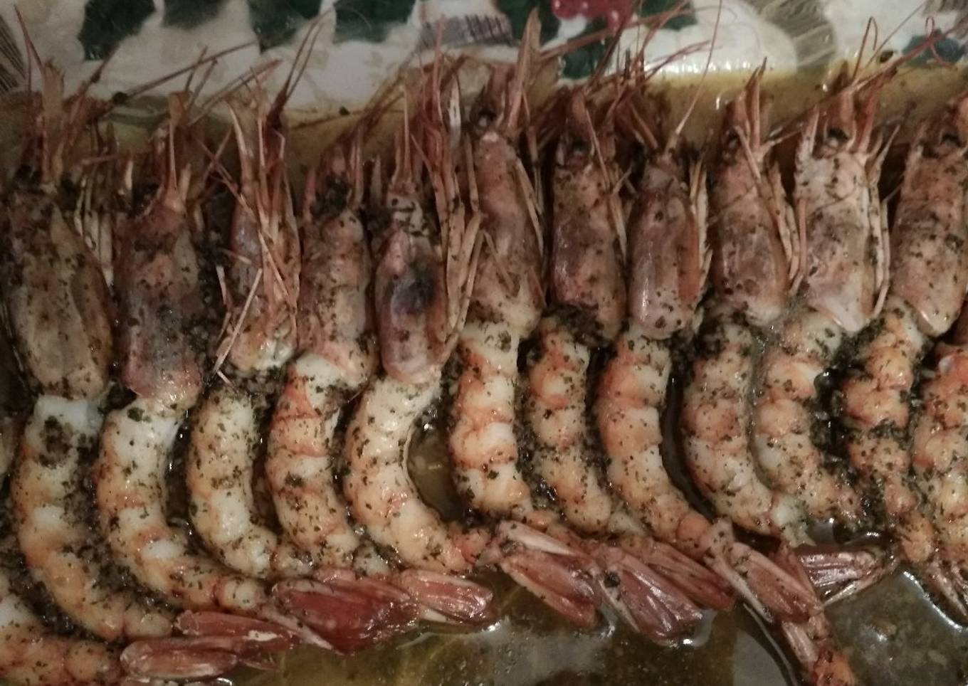 Gambones al horno con Thermomix