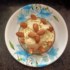 A picture of Almond Malai Icecream.