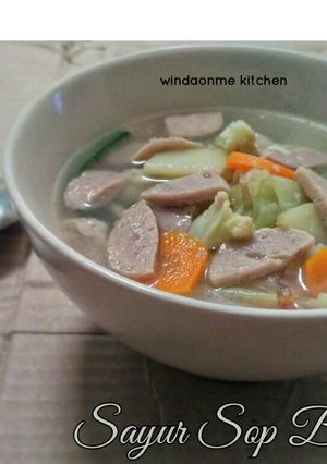 Foto resep Sayur Sop Bakso Kuah Bening
