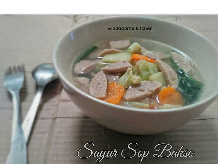 Resep: Sayur Sop Bakso Kuah Bening Enak Dan Mudah