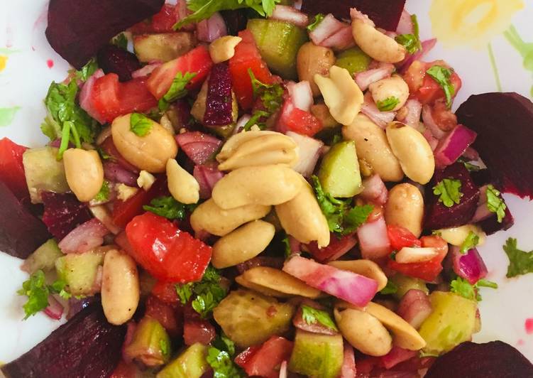 Steps to Make Any-night-of-the-week Peanut salad
