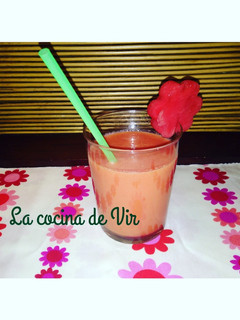 Una foto de Gazpacho de sandía