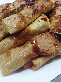 蜂蜜照燒豆皮捲 的食譜成品照片