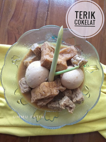 Cara Gampang Menyiapkan Terik Tahu Telur Tempe (versi coklat) Istimewa