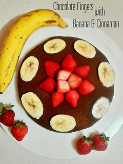 Foto resep Chocolate Fingers with Banana and Cinnamon