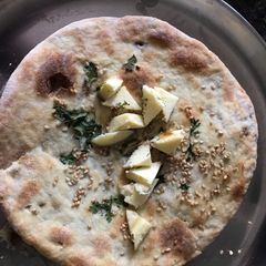 Amritsari kulcha A picture of Amritsari kulcha.
