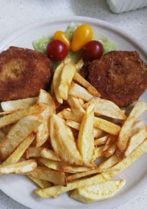 Sertés velővel töltött rántott cukkini recept fotója