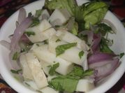 Una foto de lechuga cocida