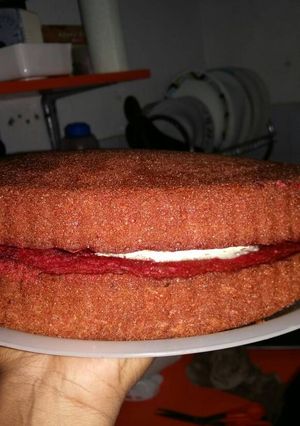 A picture of Red velvet cake.
