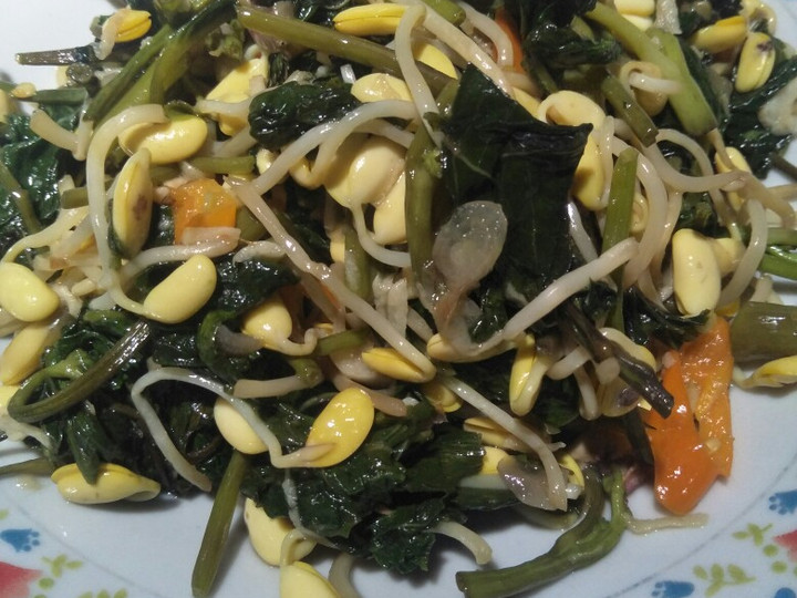 Resep Tumis kangkung toge Anti Gagal