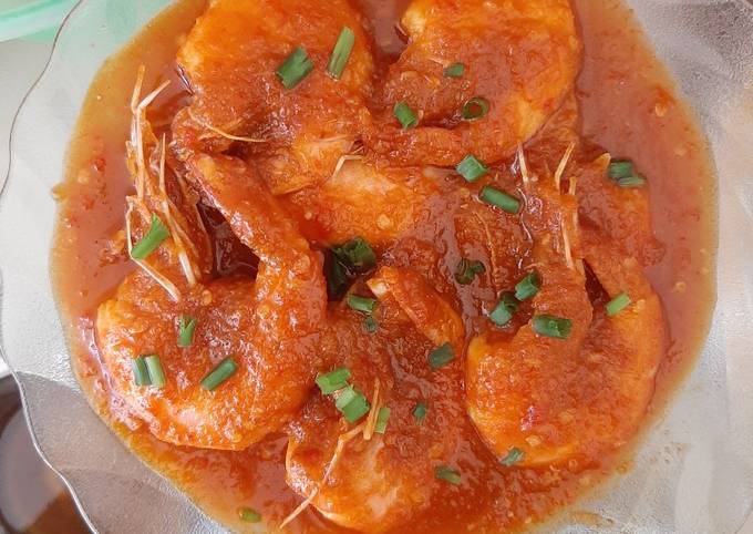 Udang saus padang