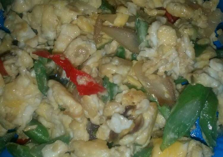 Oseng telur buncis praktis