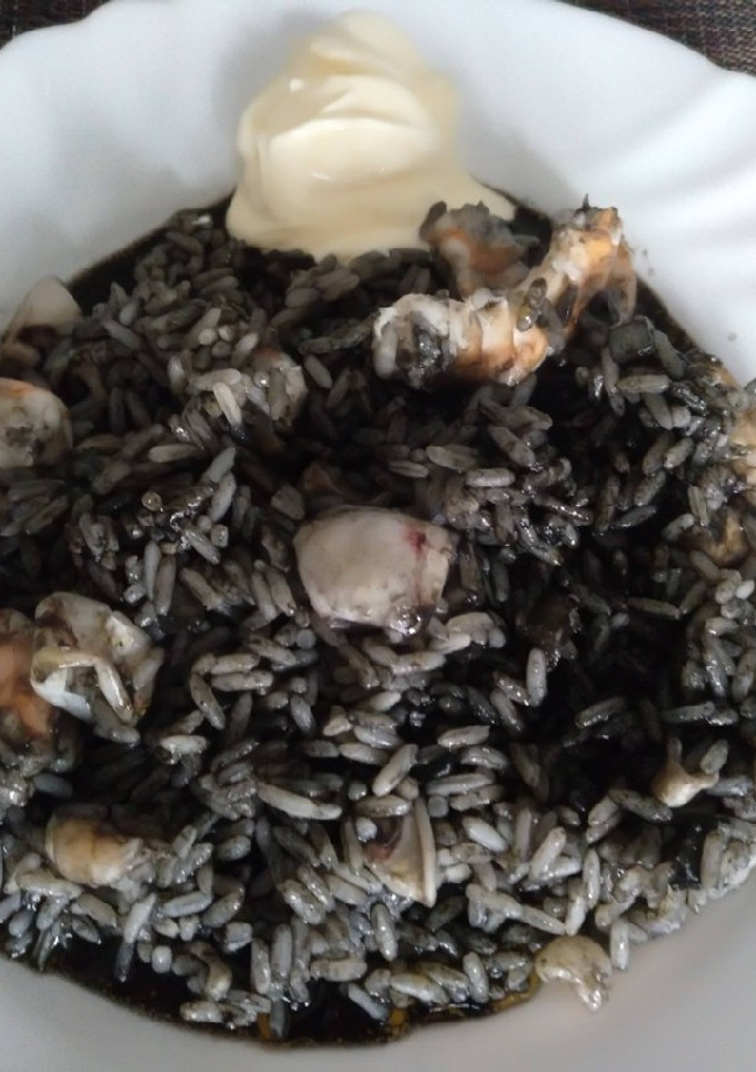Una foto de Arroz negro