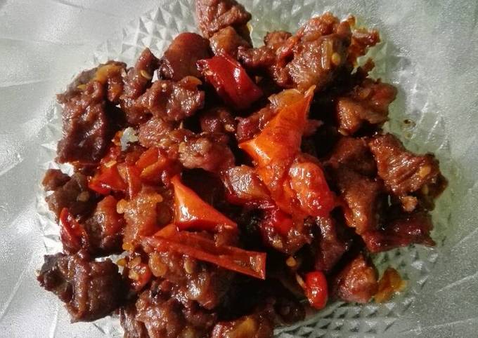 Langkah Mudah untuk Membuat Krengseng daging kambing, Lezat