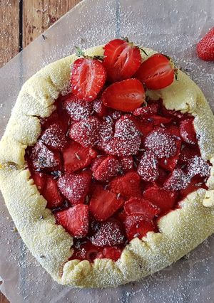 Epres galette recept fotója