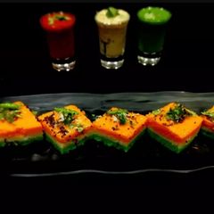 A picture of Tiranga Dhokla.
