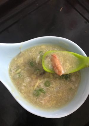 Hình của món Soup ghẹ.