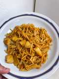 Fideos estilo fideuá con sepia