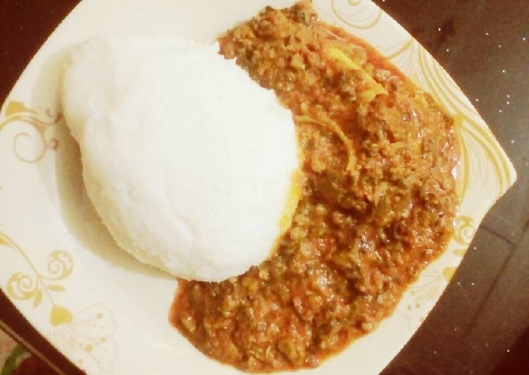 Step-by-Step Guide to Prepare Tasty Tuwon shinkafa &amp; Miyan Taushe Cooking Basics for Beginners