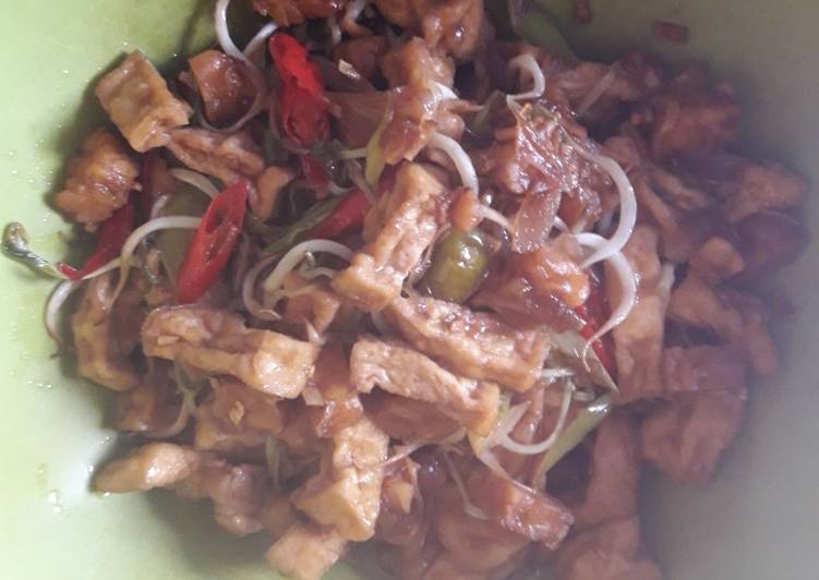 Orak arik tempe tahu toge