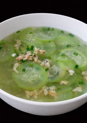 Hình của món SP.0444 - Canh Bầu Nấu Tép.