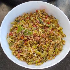A picture of Broad beans fry.