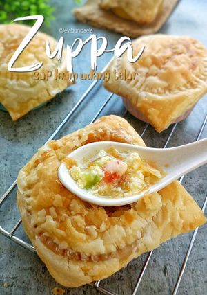 Foto resep Zuppa Sup Krim Udang Telur
