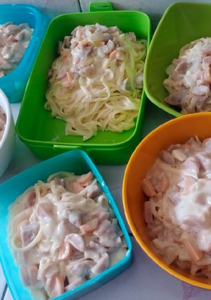 Foto resep Spagetti Carbonara ala anak Kos