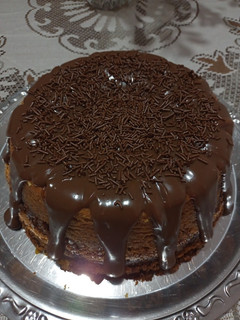 Foto de Bolo de Cenoura Mesclado