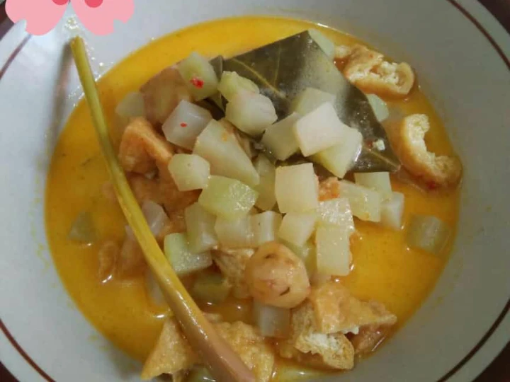 Easy Steps to Prepare Recipes Lodeh labu siam / manisah the Perfect Tasty.