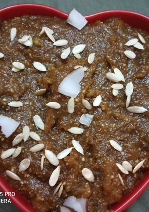A picture of Buckwheat flour halwa.