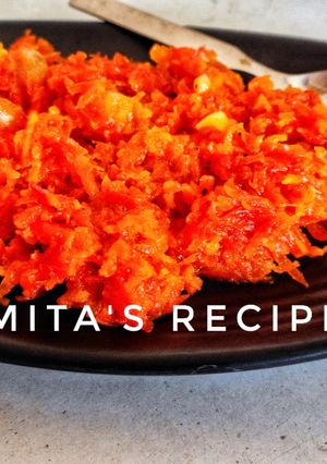 A picture of Gajar halwa.