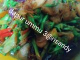 Brokoli bakso lada hitam