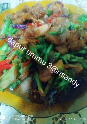 Foto resep Brokoli bakso lada hitam
