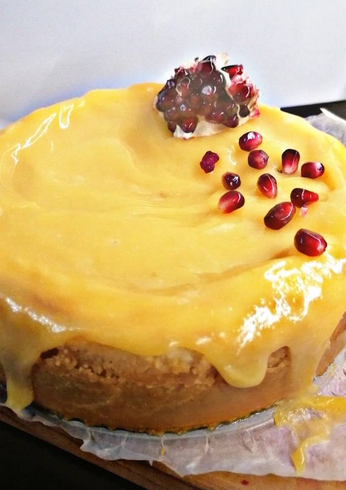 Чізкейк з лимонним курдом 🍋