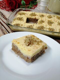 صورة لوصفة بسبوسة السينابون
