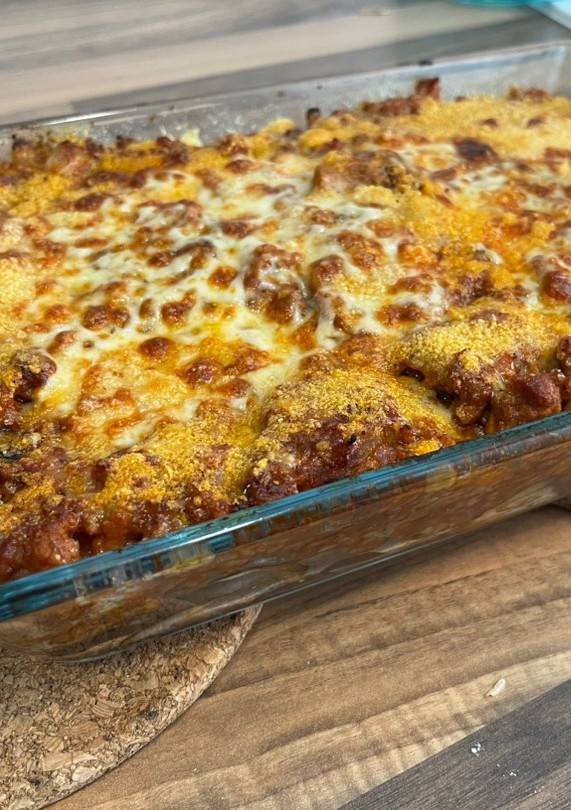 Una foto de Pastel de Berenjena con carne
