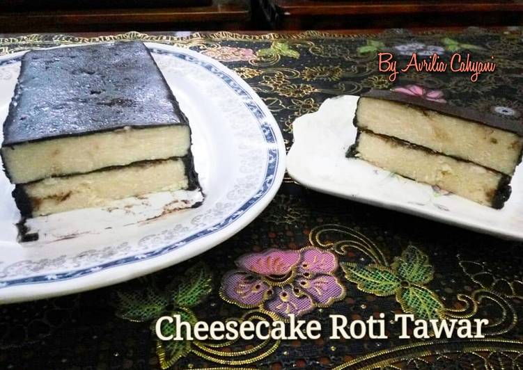 Cheesecake Roti Tawar with Choco Ganache