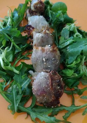 Foto di Scalogno ripieno#lo scalogno nel piatto#