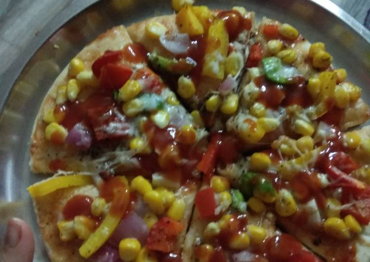 Simple Way to Prepare Award-winning Veg pizza