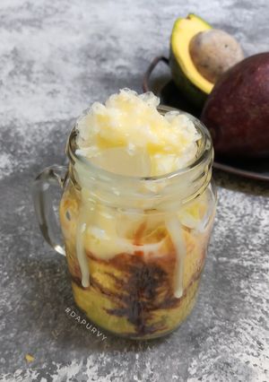 Foto resep Es Alpukat Kocok Gula Aren